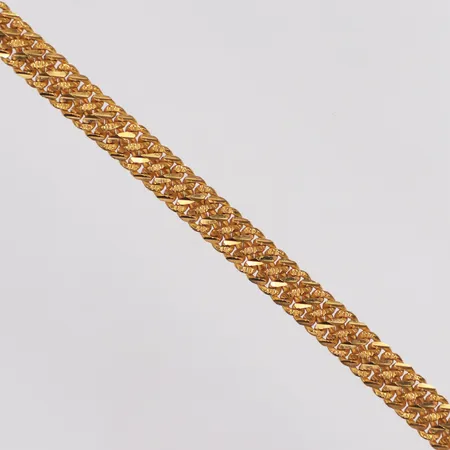 Armband, 19,5cm, bredd 6mm, 22K  Vikt: 19,6 g