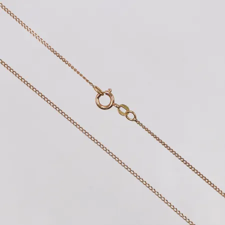 Kedja, Pansar, 42,5cm, bredd 1,3mm, 18K  Vikt: 2,8 g