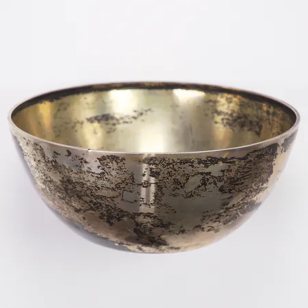 Skål, höjd ca 6,5cm, gravyr, silver Vikt: 115,1 g