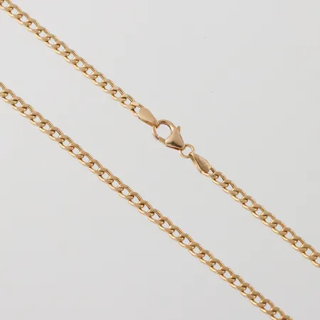 Collier Pansar, Guldfynd AB, längd ca 45 cm, bredd 2.7 mm, 18k. Vikt: 4,5 g