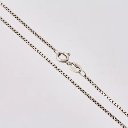 Kedja i silver, 50,5cm, Venezia, bredd 0,9mm, 925/1000, vikt 2,72g.