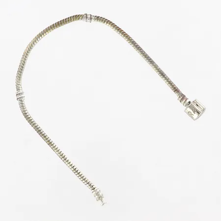 Armband Pandora, längd 17,5cm, bredd 2,9-8,5mm, silver 925/1000 Vikt: 13 g