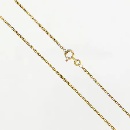 Kedja, 42,5cm, bredd 1,5mm, 8K Vikt: 4,4 g
