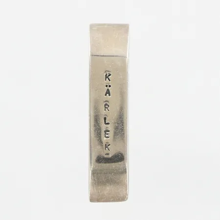 Hänge Efva Attling Kärlek, 29x6,5mm, silver 925/1000 Vikt: 6,6 g