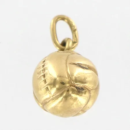 Hänge fotboll, 15x8,5mm, 18K  Vikt: 0,9 g