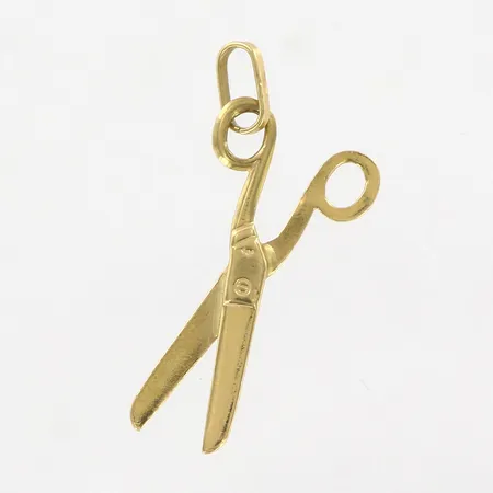Hänge sax, 32x13mm, 18K Vikt: 1,5 g