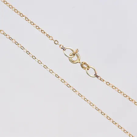 Kedja Ankar, längd 45 cm, bredd 1 mm, 18K. Vikt: 2,3 g