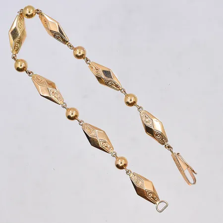 Armband, Alton, längd 19,5 cm, bredd 7 mm, 18K. Vikt: 6,7 g