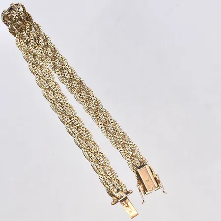 Armband, längd 20,5 cm, bredd 8 mm, 18K. Vikt: 17,5 g