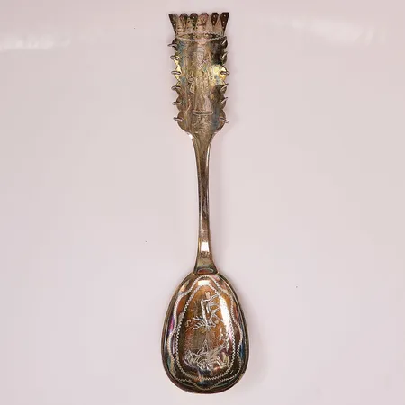 Lappsked, 21cm, 830/1000 Silver 51,3g.
