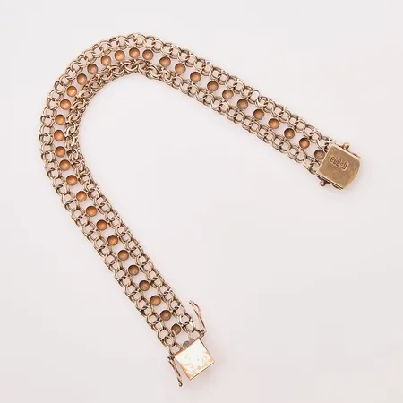 Armband, 19cm, defekta länkar, 14K 12,4g.