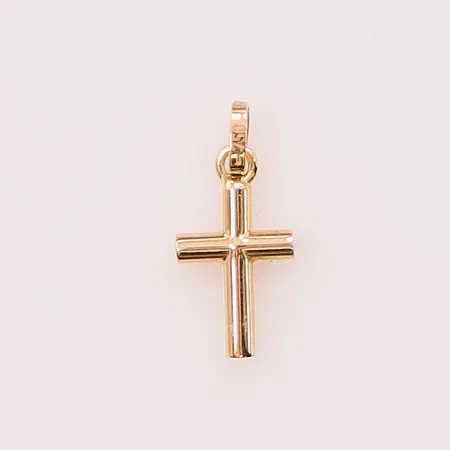 Hänge "kors", 12mm, 18K 0,3g.