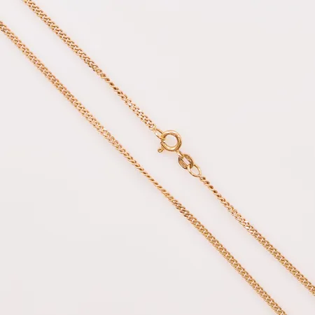 Kedja pansar, 46cm, 18K 6,6g.