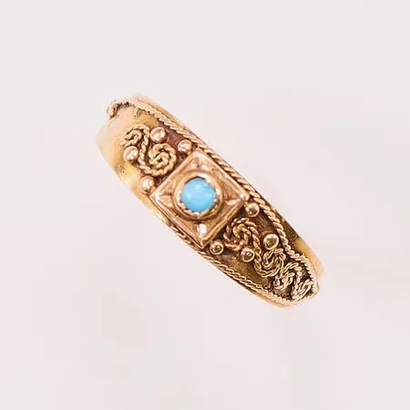 Ring, Ø19¼, oval skena, 18K 1,7g.
