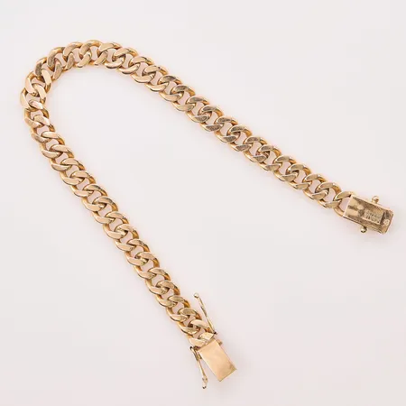 Armband pansar, 20cm, bredd:7mm, 18K 29,0g.