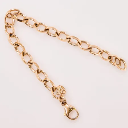 Armband, 18,5cm, bredd:7mm, JoAns, 18K 20,3g.
