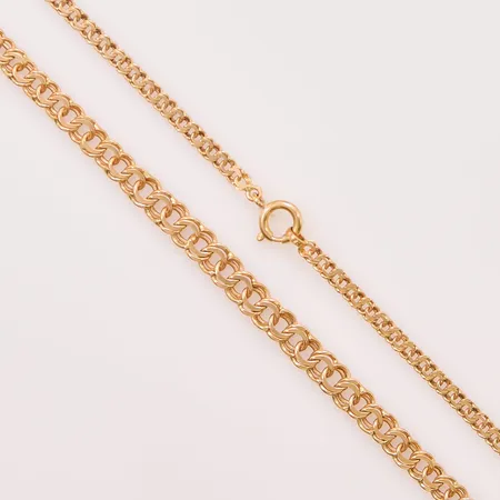 Collier Bismarck, 44cm, bredd:3-5mm, 18K 11,3g.