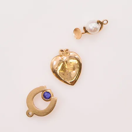 Diverse guld, defekt, 18K 1,7g.