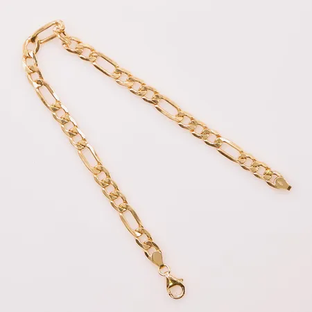 Armband Figaro, 20,5cm, bredd:5mm, 18K 5,8g.