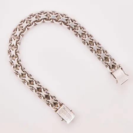 Armband Bismarck, 18,5cm, bredd:9mm, 830/1000 Silver 26,2g.