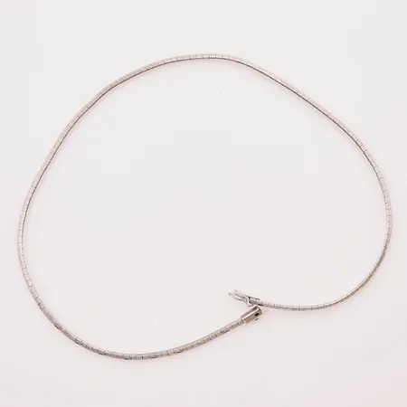 Collier, 43cm, bredd:4mm, 830/1000 Silver 18,1g.