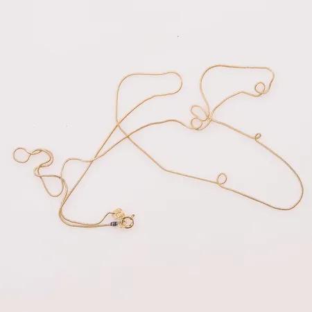 Kedja, defekta länkar, 14K 1,8g.