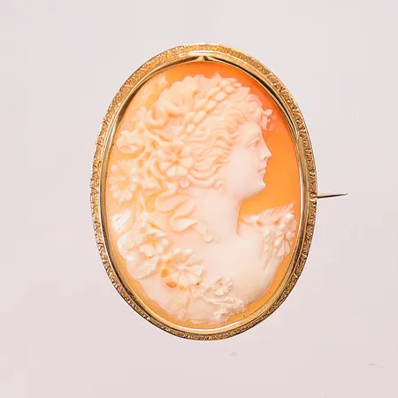 Brosch Camé, 42mm, bruttovikt 9g.