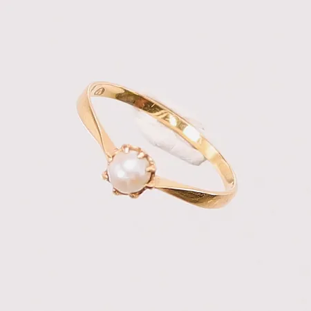 Ring, Ø17¾, bredd:5mm, 18K 1,4g.