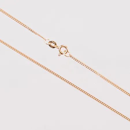Kedja pansar, 41cm, bredd:1mm, 18K 3,4g.