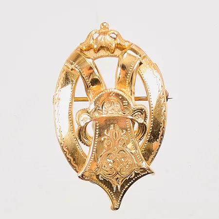 Brosch, 41mm, 18K 4,6g.