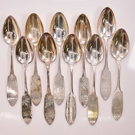 10 Skedar, Tornedel, 17cm, 830/1000 Silver 331,1g.