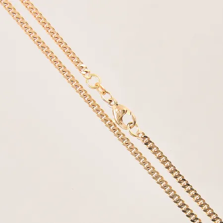 Kedja Pansar, längd: 50cm, bredd: 2,8mm, Balestra, 18K  Vikt: 15,2 g