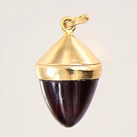 Hänge med sten, längd 2cm, bredd 2-11,5mm, 18K Vikt: 3,6 g