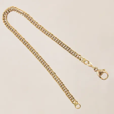 Armband Pansar, längd: 19cm, bredd: 3,9mm, 18K  Vikt: 10,5 g
