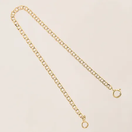 Armband Bismarck, längd: 18,5cm, bredd: 2,9mm, 18K  Vikt: 2 g