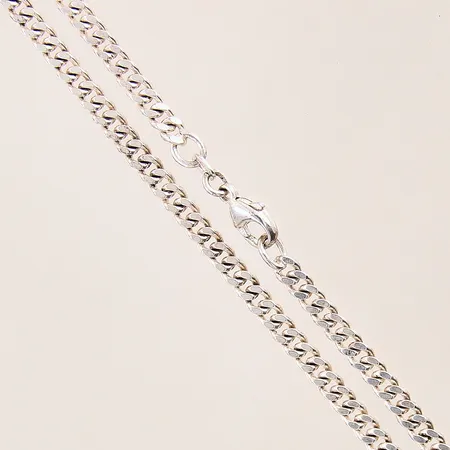 Kedja Pansar, längd 45cm, bredd 4mm, GFAB, silver 925/1000 Vikt: 16,7 g