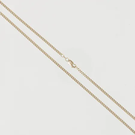 Kedja, Pansar, längd ca 56cm, Balestra, Italien, 18K guld Vikt: 17,5 g