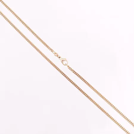 Kedja, Pansar, Balestra, längd 46cm, 18K guld.  Vikt: 12,8 g