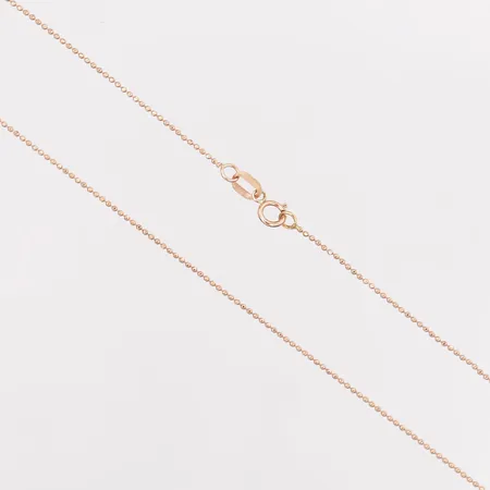 Kedja Kullänk, längd ca 76cm, bredd:1mm, 14K Vikt: 2,8 g