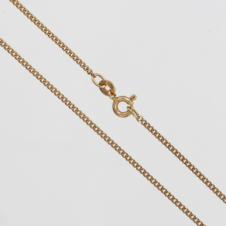 Kedja, Pansar, längd: 52 cm, bredd: 1,5 mm, 18K guld. Vikt: 4,8 g