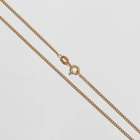 Kedja, Pansar, längd 42cm, bredd 2mm, 18K guld Vikt: 3,4 g
