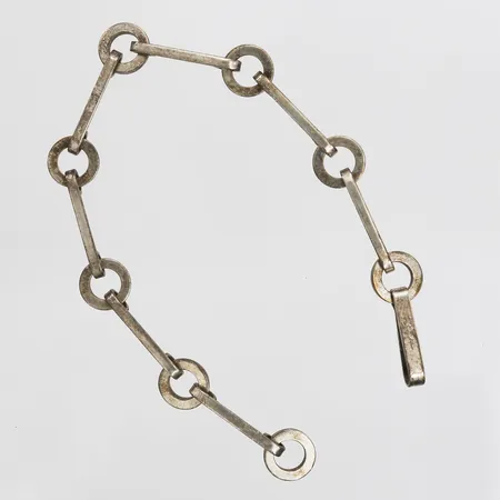 Armband, Efva Attling, "Ring Chain", längd 19½cm, bredd 10mm, silver Vikt: 11,5 g