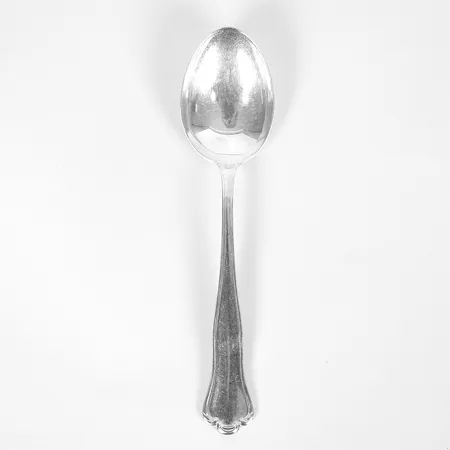 Bordssked, modell Hallbergs Kungsholm, Hallbergs Guldsmedsaktiebolag, år 1956, längd: 178 mm, silver. Vikt: 65 g
