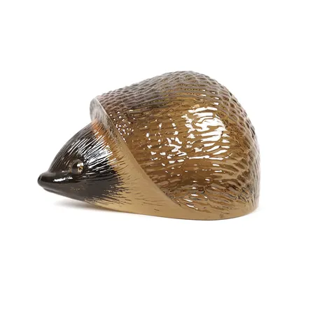 Figurin, Igelkott, World Wildlife Fund, 1976, limited to an edition of eight thousand, Paul Hoff för Kosta Sweden, glas, längd: 13cm, höjd: 8cm. Skickas med paket.