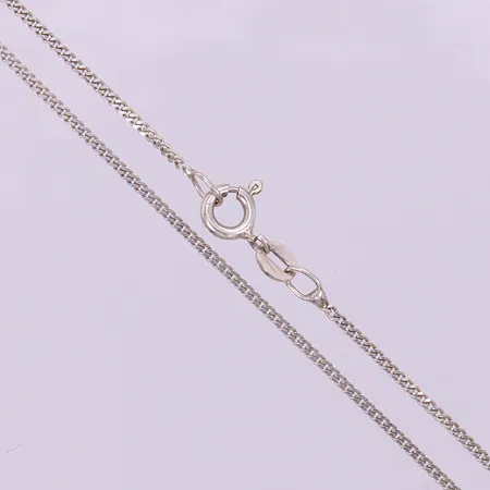 Kedja Pansar, längd 37cm, bredd 1,3mm, silver 925/1000.  Vikt: 2,1 g