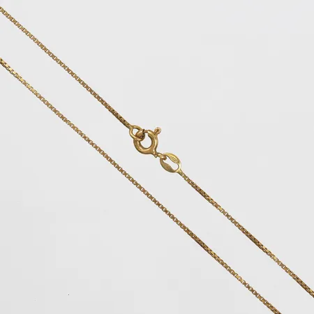 Kedja, Venezia, längd 50cm, bredd 1mm, 18K guld Vikt: 2,8 g