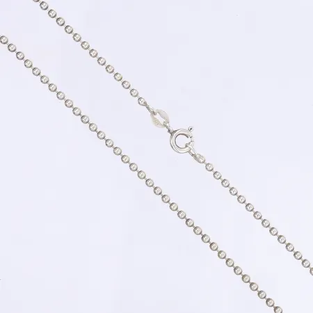 Halskedja, 42cm, bredd 2mm, silver 925/1000 Vikt: 4,5 g