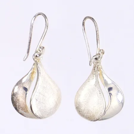 Ett par örhängen, 32x15mm, silver 925/1000 Vikt: 3,8 g