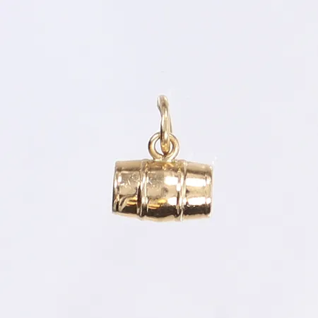 Hänge tunna, 13x9mm, 18K Vikt: 0,6 g