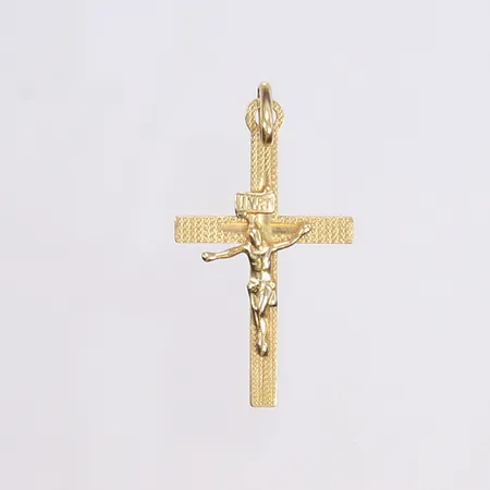 Hänge krucifix, 34x17mm, 18K Vikt: 1,5 g